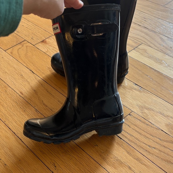 Hunter original kids gloss rain Boots - Picture 4 of 4